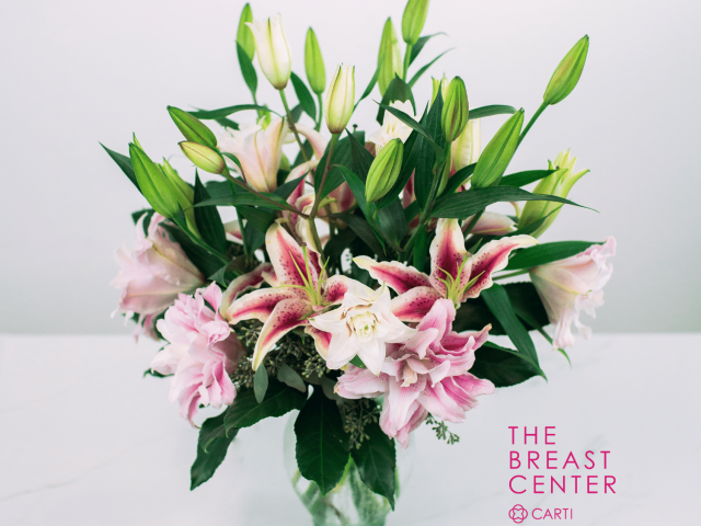 Tipton & Hurst Delivers Pink Flowers to Patients of The Breast Center at CARTI