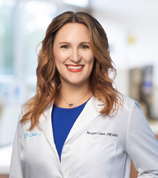 headshot of Meagan Cupan, DNP, APRN, FNP-C, AOCNP