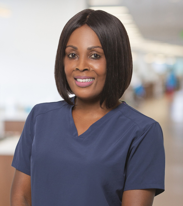 headshot of Shakeylla Allen, DNP, AG-ACNP, CCRN, APRN-BC